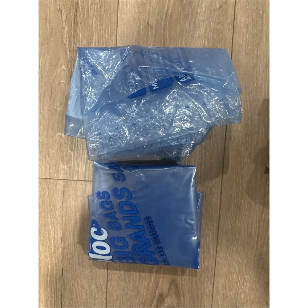 Ziploc Big Bags Discontinued Heavy Duty XXL 20 Gallon 2'‎ x 2.7' 1 Used 2 New